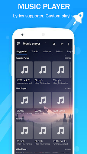 Music Player, Audio Player ekran görüntüsü