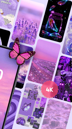 Purple Wallpapers: Backgrounds ekran görüntüsü