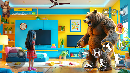 Prankster Girl Vs Angry Bear ekran görüntüsü