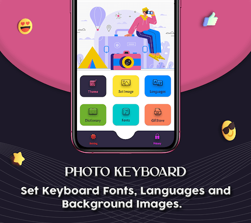 Photo Keyboard Themes & Fonts ekran görüntüsü