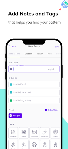 Blood Sugar Diabetes Tracker ekran görüntüsü