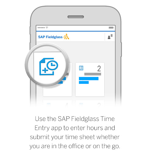 SAP Fieldglass Time Entry ekran görüntüsü