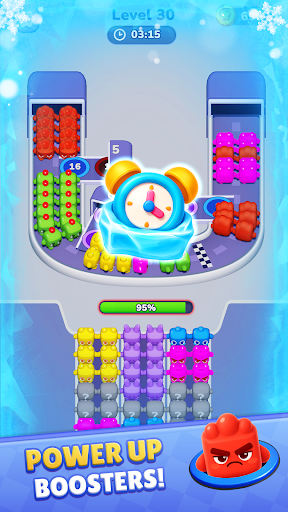Block Flow: Color Hole Jam ekran görüntüsü