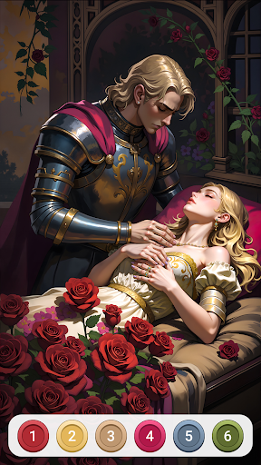 Dark Fairytale Color by Number ekran görüntüsü