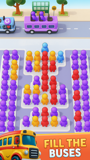 Bus Traffic Jam: Seat Mania 3D ekran görüntüsü
