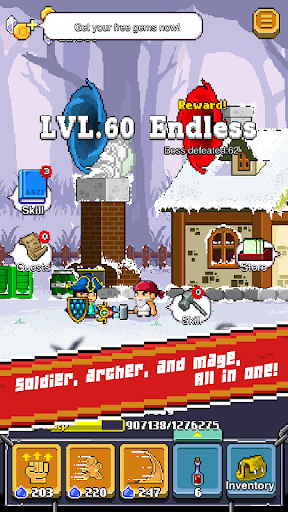 Idle Might Hero ekran görüntüsü