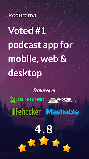 Podcast App: Podurama ekran görüntüsü
