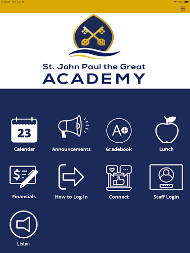 St John Paul the Great Academy ekran görüntüsü