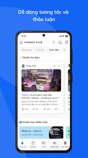 VinFast Club ekran görüntüsü
