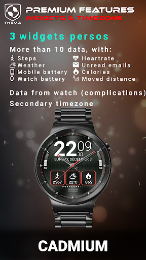 Cadmium Watch Face ekran görüntüsü