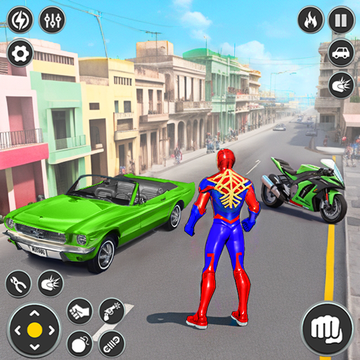 Spider Rope Hero Man Games