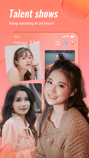 Woo Live-Live stream, go live ekran görüntüsü