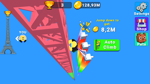 Climb Jump Obby Tower Offline ekran görüntüsü