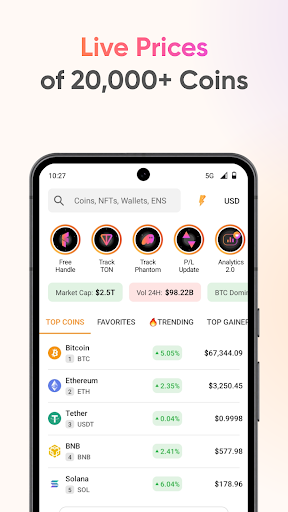 Crypto Tracker - Coin Stats ekran görüntüsü