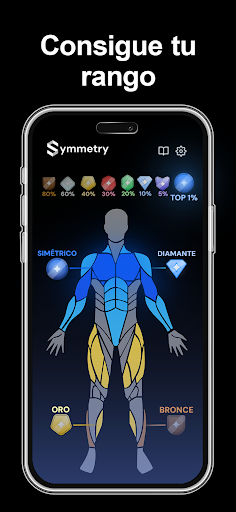 Symmetry: Rutinas Gimnasio IA ekran görüntüsü