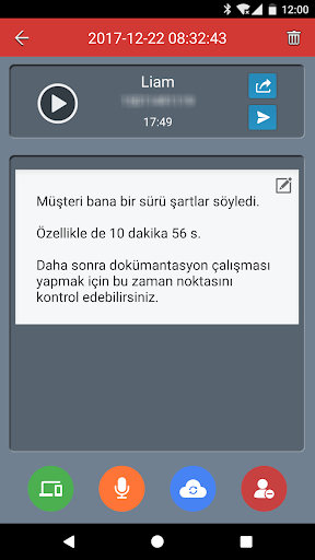Arama Kaydedici ekran görüntüsü