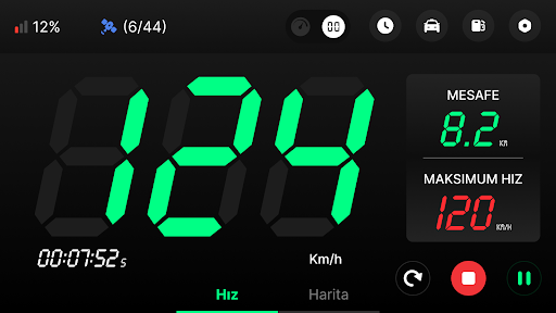 GPS Hız Ölçer Uygulaması ekran görüntüsü