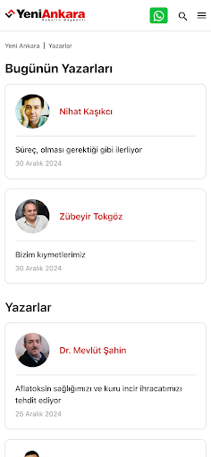 Yeni Ankara ekran görüntüsü