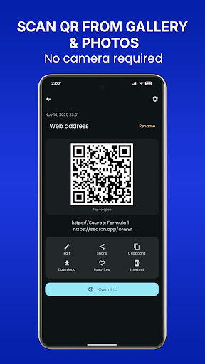 Scan QR from Gallery & Image ekran görüntüsü