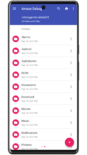 Amaze File Manager ekran görüntüsü