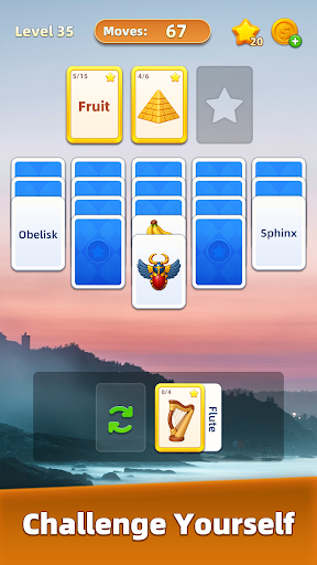 Word MindSort: Solitaire ekran görüntüsü