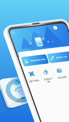 NFC Etiket Okuyucu ekran görüntüsü