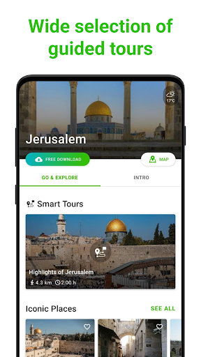 Jerusalem SmartGuide ekran görüntüsü