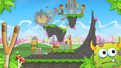 Angry Slingshot Monsters ekran görüntüsü