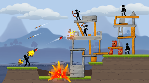 Boom Stick: Bazuka Bulmacaları ekran görüntüsü