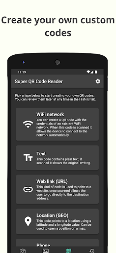 Super QR Code Reader ekran görüntüsü
