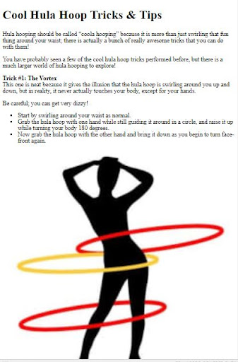 How to Do Hula Hooping Tricks ekran görüntüsü