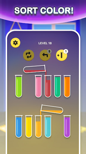 Water Sort Puzzle Challenge ekran görüntüsü