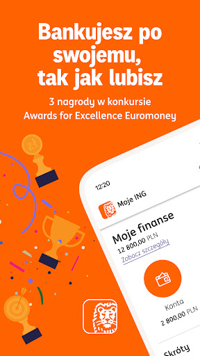Moje ING mobile ekran görüntüsü