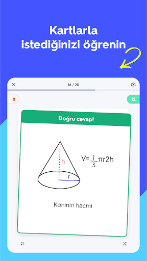 Quizlet: Yapay Zeka ile öğren ekran görüntüsü