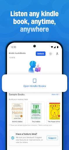 AudioBooks Unlimited to Kindle ekran görüntüsü