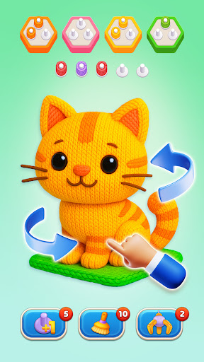 Wool Fever: Unravel Yarn 3D ekran görüntüsü