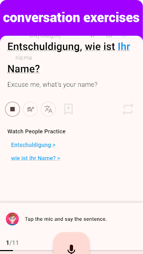 German Listening & Speaking ekran görüntüsü