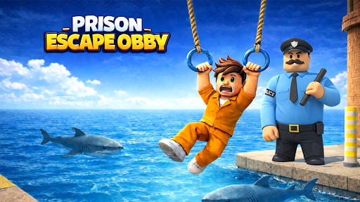 Obby Prison Escape Run 3D ekran görüntüsü