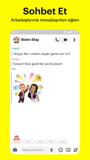 Snapchat ekran görüntüsü