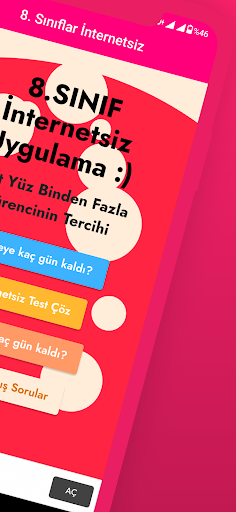 8.Sınıf Tüm Ders İnternetsiz ekran görüntüsü