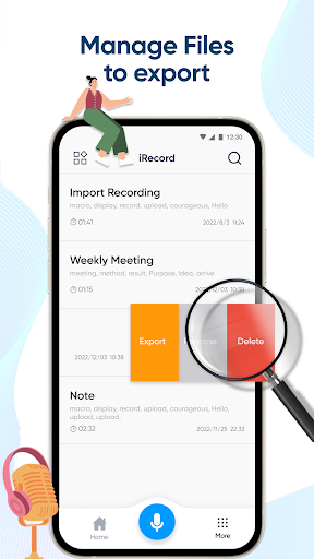 iRecord: Transcribe Voice Note ekran görüntüsü