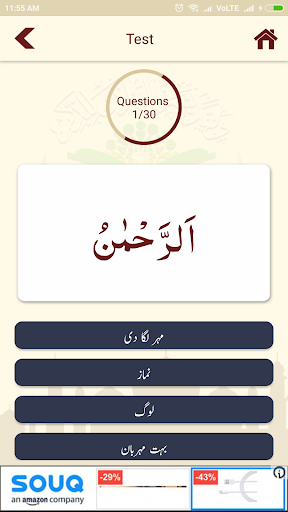 Learn Quran Vocabulary Gold ekran görüntüsü