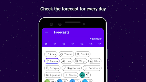 Horoscope ekran görüntüsü