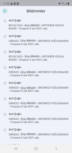 Gri Kod Acil Çağrı ekran görüntüsü