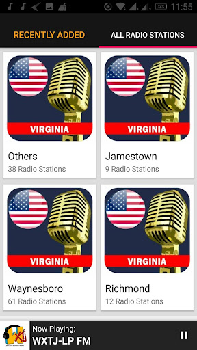 Virginia Radio Stations - USA ekran görüntüsü