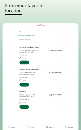 Pasta Express - Order Online ekran görüntüsü