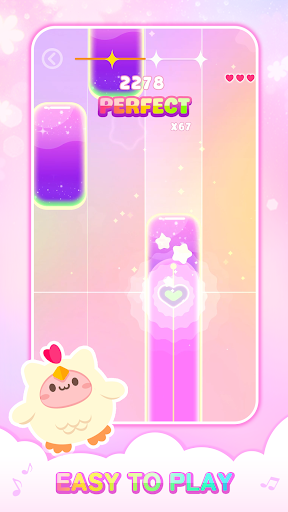 Cat Cute Tiles-Müzik Oyunları ekran görüntüsü
