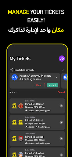 Al-Ittihad Tickets ekran görüntüsü