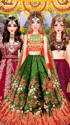 Indian Bride: Dress up Makeup ekran görüntüsü