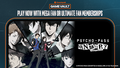 Crunchyroll: PSYCHO-PASS ekran görüntüsü
